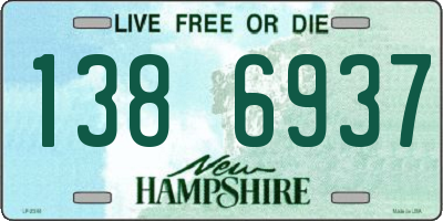 NH license plate 1386937