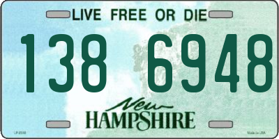 NH license plate 1386948