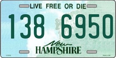 NH license plate 1386950