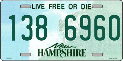 NH license plate 1386960