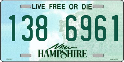 NH license plate 1386961