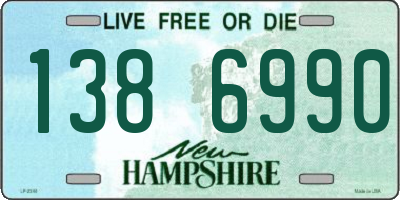 NH license plate 1386990
