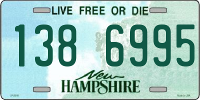 NH license plate 1386995