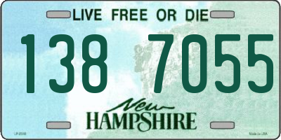 NH license plate 1387055