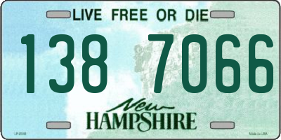 NH license plate 1387066