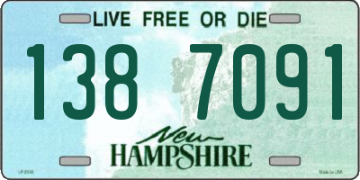 NH license plate 1387091