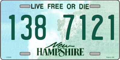 NH license plate 1387121