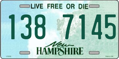 NH license plate 1387145