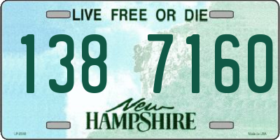 NH license plate 1387160