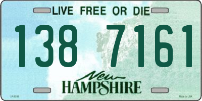 NH license plate 1387161