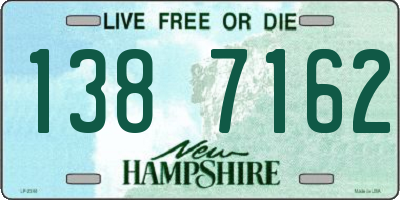 NH license plate 1387162