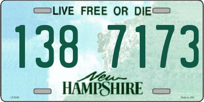 NH license plate 1387173