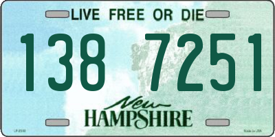 NH license plate 1387251