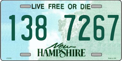 NH license plate 1387267