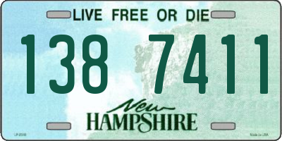 NH license plate 1387411