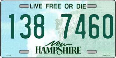 NH license plate 1387460