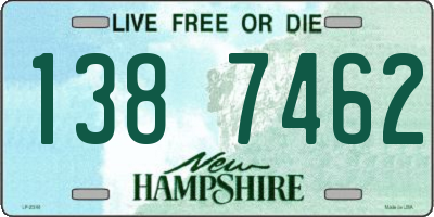 NH license plate 1387462