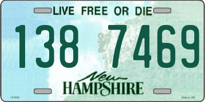 NH license plate 1387469