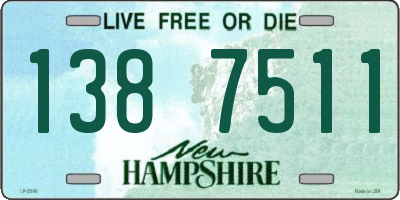 NH license plate 1387511