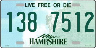NH license plate 1387512