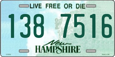 NH license plate 1387516