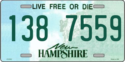 NH license plate 1387559