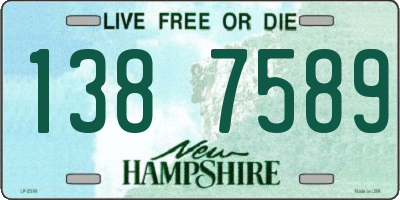 NH license plate 1387589