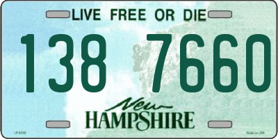 NH license plate 1387660