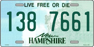 NH license plate 1387661