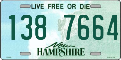 NH license plate 1387664