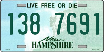 NH license plate 1387691