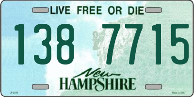NH license plate 1387715