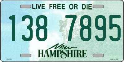 NH license plate 1387895