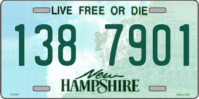 NH license plate 1387901