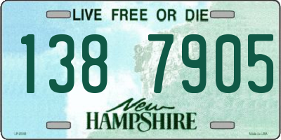 NH license plate 1387905