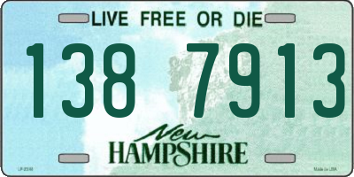 NH license plate 1387913