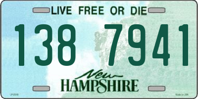NH license plate 1387941