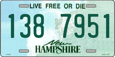 NH license plate 1387951