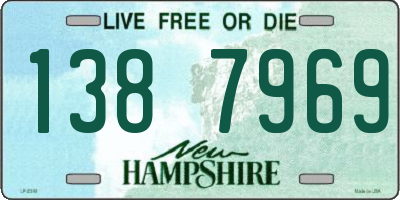 NH license plate 1387969