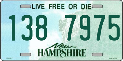NH license plate 1387975