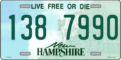 NH license plate 1387990
