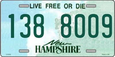 NH license plate 1388009