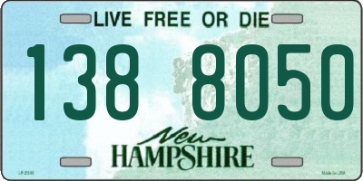 NH license plate 1388050
