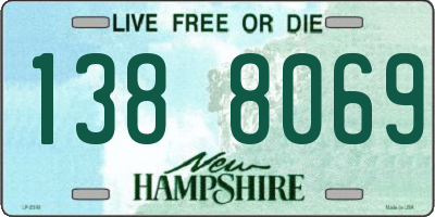 NH license plate 1388069