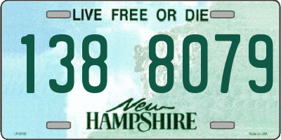 NH license plate 1388079