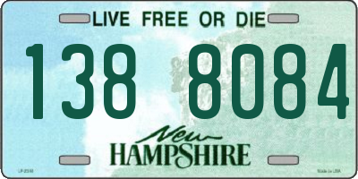 NH license plate 1388084