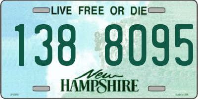 NH license plate 1388095