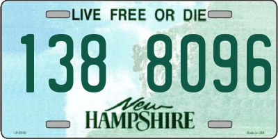 NH license plate 1388096