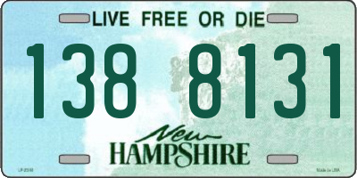 NH license plate 1388131