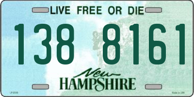 NH license plate 1388161